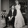 Derek Godfrey and Betsy Palmer in the stage production Roar Like a Dove
