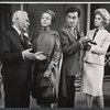 Charles Ruggles, Jessie Royce Landis, Derek Godfrey and Betsy Palmer in the stage production Roar Like a Dove