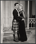 Derek Godfrey and Betsy Palmer in the stage production Roar Like a Dove