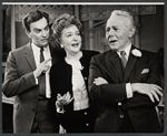 Derek Godfrey, Jessie Royce Landis and Charles Ruggles in the stage production Roar Like a Dove