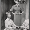 Inger Stevens and Julia Meade in the stage production Roman Candle