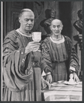 Russell Collins and Francis Compton in the stage production Romulus