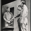 John Mills, Bill Glover and unidentified in the stage production Ross