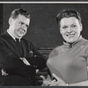 Dick O'Neill and Charlotte Jones in the stage production Royal Flush