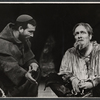 Michael Levin and Christopher Plummer in the stage production The Royal Hunt of the Sun