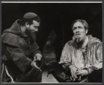 Michael Levin and Christopher Plummer in the stage production The Royal Hunt of the Sun