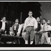 Nino Manfredi and ensemble in the stage production Rugantino