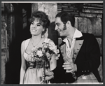 Ornella Vanoni and Nino Manfredi in the stage production Rugantino