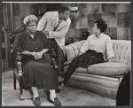 Claudia McNeil, Sidney Poitier and Diana Sands in the stage production A Raisin in the Sun