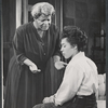 Claudia McNeil and Diana Sands in the stage production A Raisin in the Sun