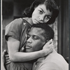 Ruby Dee and Sidney Poitier in the stage production A Raisin in the Sun