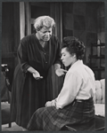 Claudia McNeil and Diana Sands in the stage production A Raisin in the Sun