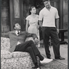 Ivan Dixon, Ruby Dee and Ossie Davis in the stage production A Raisin in the Sun