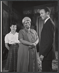 Diana Sands, Claudia McNeil and Louis Gossett in the stage production A Raisin in the Sun