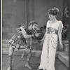 Joseph Bova and Constance Cummings in the stage production Rape of the Belt