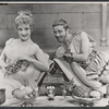 Joyce Redman and Joseph Bova in the stage production Rape of the Belt