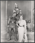 Philip Bosco, Joseph Bova and Constance Cummings in the stage production Rape of the Belt