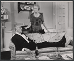 Wilfrid Hyde-White and Adrianne Allen in the stage production The Reluctant Debutante