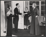 Brenda Forbes, David Cole, Renee Gadd and Adrianne Allen in the stage production The Reluctant Debutante