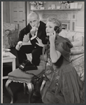 Wilfrid Hyde-White and Adrianne Allen in the stage production The Reluctant Debutante