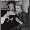 Brenda Forbes and Adrianne Allen in the stage production The Reluctant Debutante