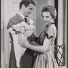 John Merivale and Anna Massey in the stage production The Reluctant Debutante