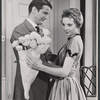John Merivale and Anna Massey in the stage production The Reluctant Debutante