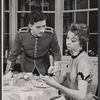 David Cole and Anna Massey in the stage production The Reluncant Debutante