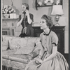 Adrianne Allen and Anna Massey in the stage production The Reluncant Debutante