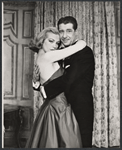 Hildegarde Neff and Don Ameche in the stage production Silk Stockings