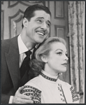 Don Ameche and Hildegarde Neff in the stage production Silk Stockings