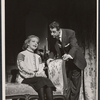 Hildegarde Neff and Don Ameche in the stage production Silk Stockings
