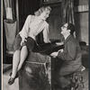 Gretchen Wyler and unidentified in the stage production Silk Stockings