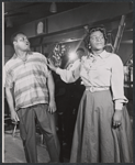 John Bouie and Claudia McNeil in the stage production Simply Heavenly
