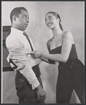 Melvin Stewart and Anna English in the stage production Simply Heavenly