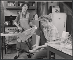 Katherine Squire and Elaine Stritch in the stage production The Sin of Pat Muldoon