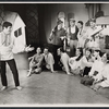Itamar [left] and ensemble in the stage production Sing Israel, Sing