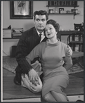 Ron McNeil and Ruth Warrick in the stage production Single Man at a Party