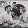 Ron McNeil [left] and unidentified others in the stage production Single Man at a Party