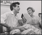 Ron McNeil and unidentified in the stage production Single Man at a Party