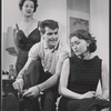 Ron McNeil, Ruth Warrick and unidentified in the stage production Single Man at a Party