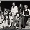 Michael Calkins, Emily Bindiger, Gale Garnett, Nicolas Surovy, Leonard Cohen, Pamela and Rosemary Radcliffe in the stage production Sisters of Mercy