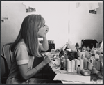 Julie Harris in rehearsal for the stage production Skyscraper