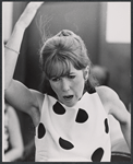Julie Harris in rehearsal for the stage production Skyscraper