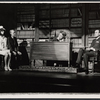 Lesley Stewart, Donald Burr, Nancy Cushman and unidentified in the stage production Skyscraper