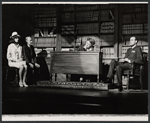 Lesley Stewart, Donald Burr, Nancy Cushman and unidentified in the stage production Skyscraper