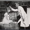 Julie Harris and Richard Korthaze in the stage production Skyscraper
