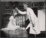 Julie Harris and Richard Korthaze in the stage production Skyscraper