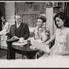 Julie Harris, Donald Burr, Nancy Cushman and Lesley Stewart in the stage production Skyscraper