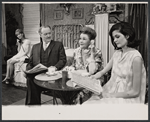 Julie Harris, Donald Burr, Nancy Cushman and Lesley Stewart in the stage production Skyscraper
